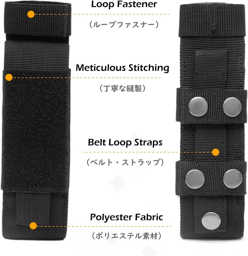 TRIWONDER Tactical Phone Pouch Molle, Smartphone Holster Bag EDC Utility Cellphone Lock Card Holder Organizer Fit for Waist Belt Case - Image 2